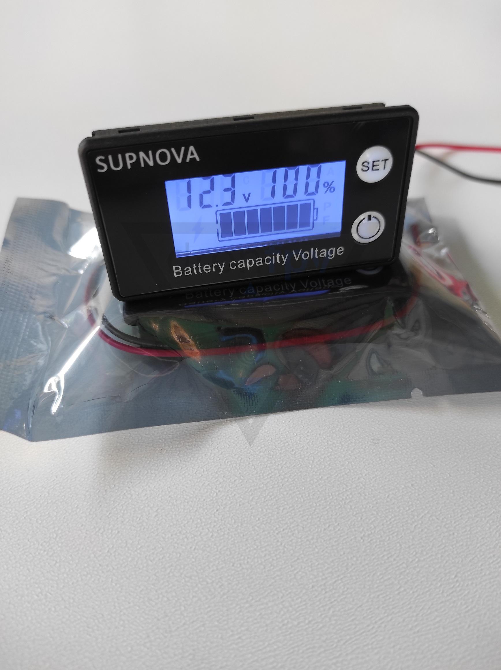 LCD индикатор емкости АКБ SUPNOVA