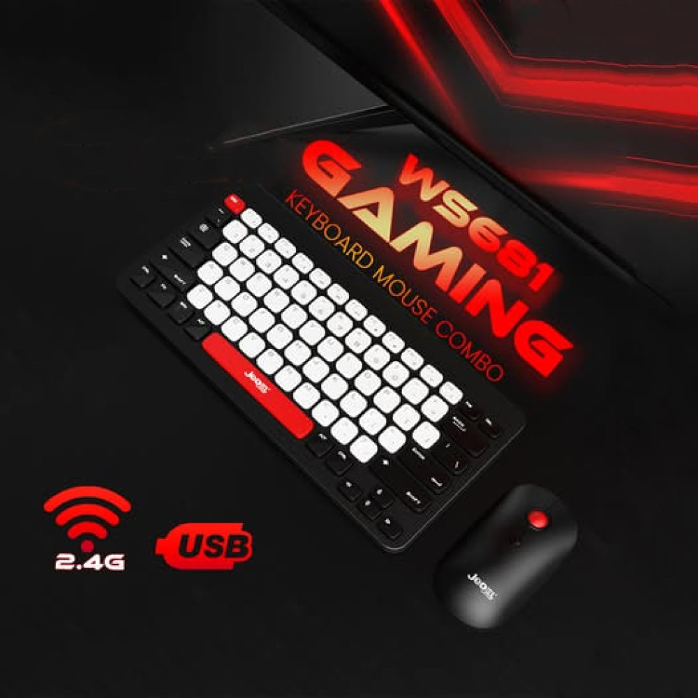 Беспроводная клавиатура + 4D мышка Jedel WS681 Mini 2.4GHz