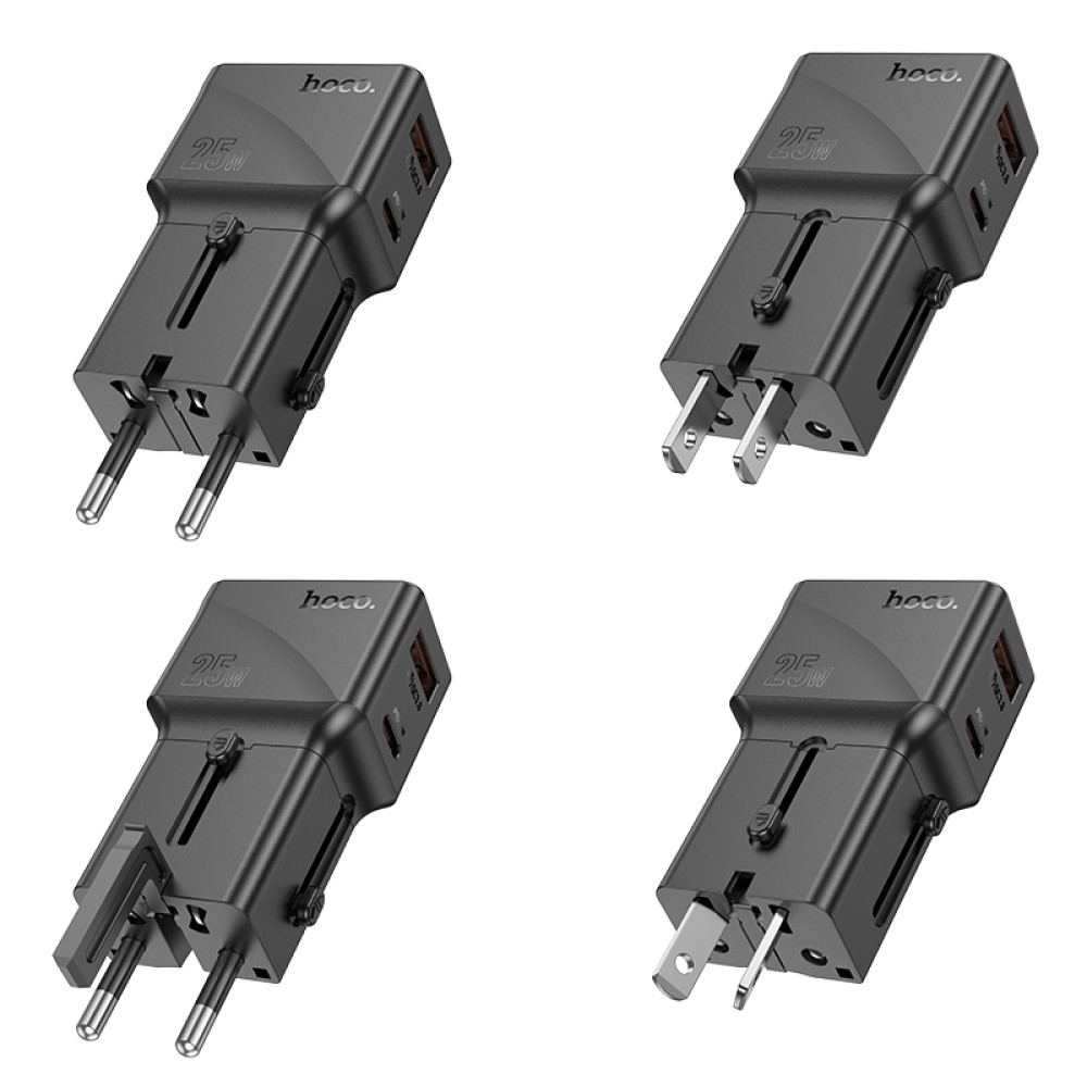 Сетевое зарядное устройство Hoco AC24 Mini universal travel (1C1A) PD25W+QC3.0