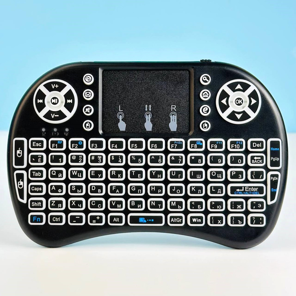 Клавиатура беспроводная KEYBOARD MWK08, i8 LED+touch с подсветкой